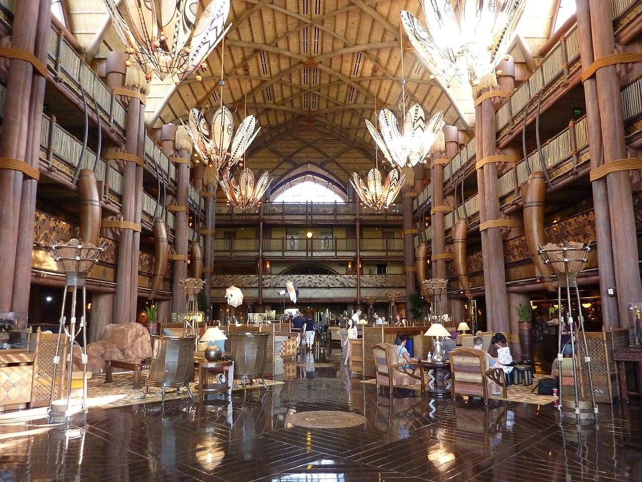 Lobby of Disney's Animal Kingdom Lodge
