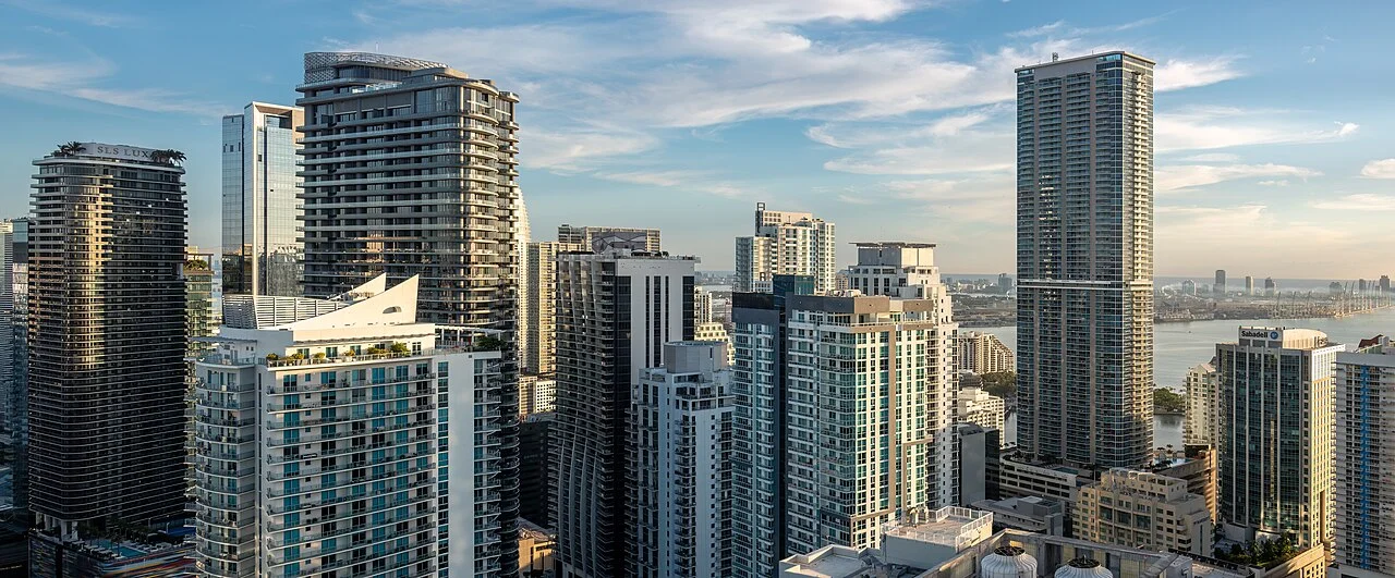 Brickell high-rise skyline in Miami