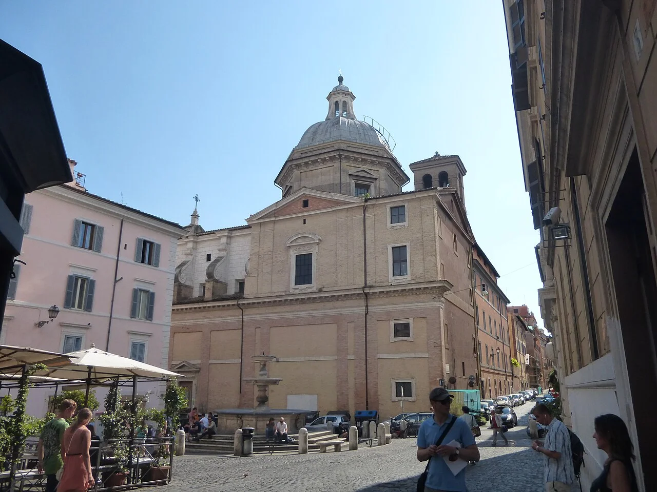 Piazza della Madonna dei Monti and surrounding buildings