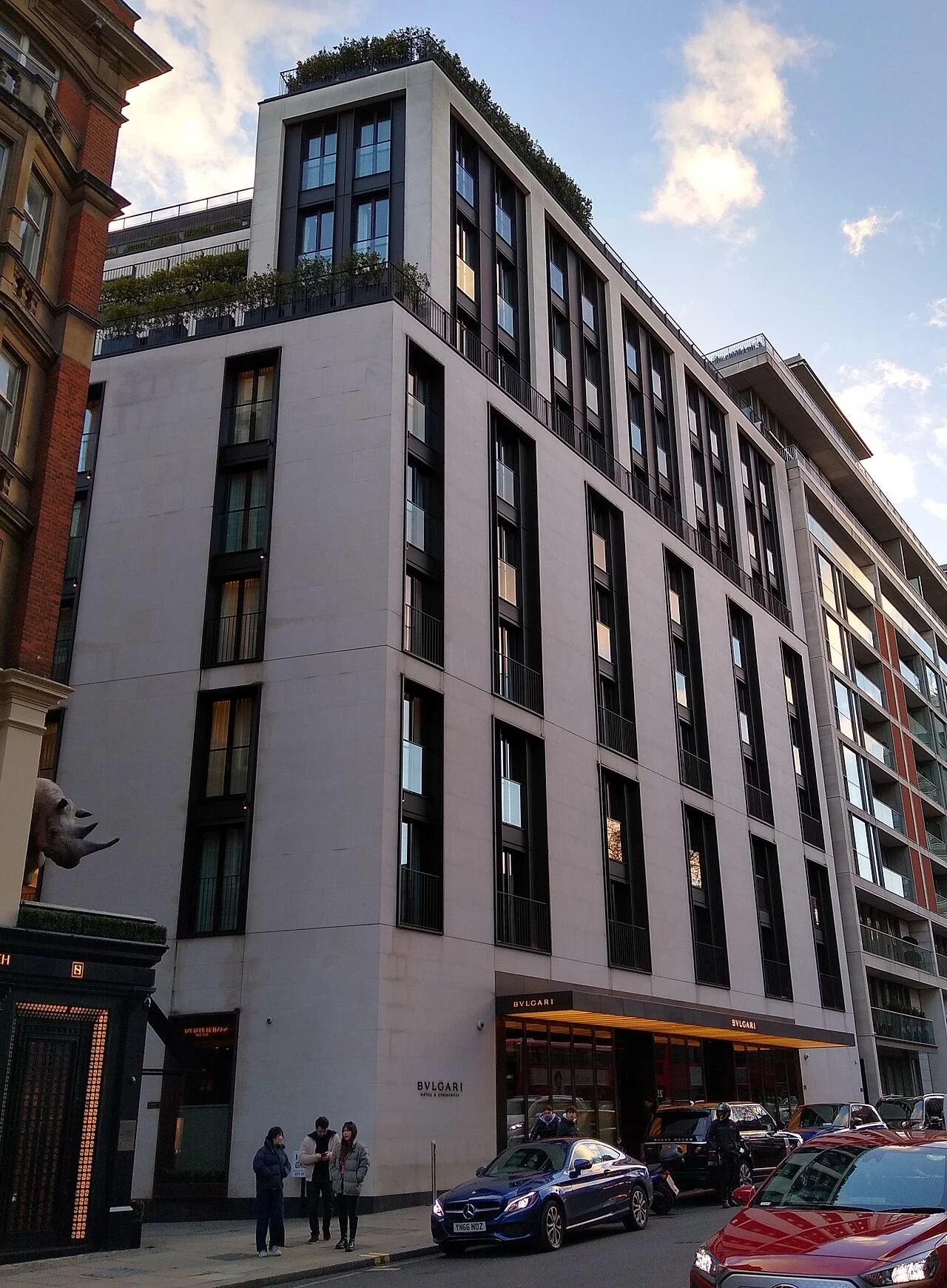 Bulgari Hotel London exterior