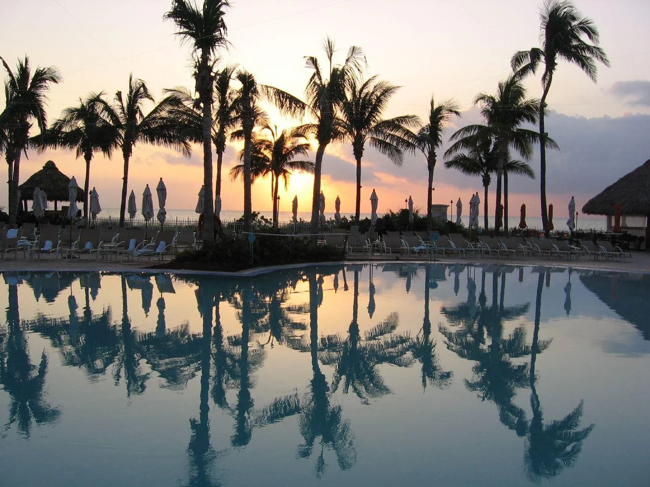 Sunrise view of The Ritz-Carlton Key Biscayne, Miami
