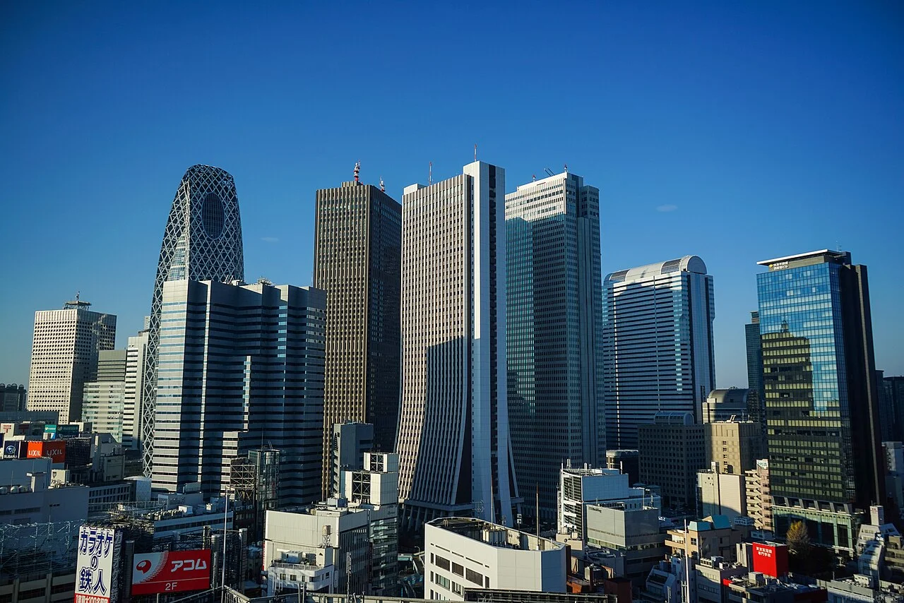 Shinjuku high-rise skyline in Tokyo