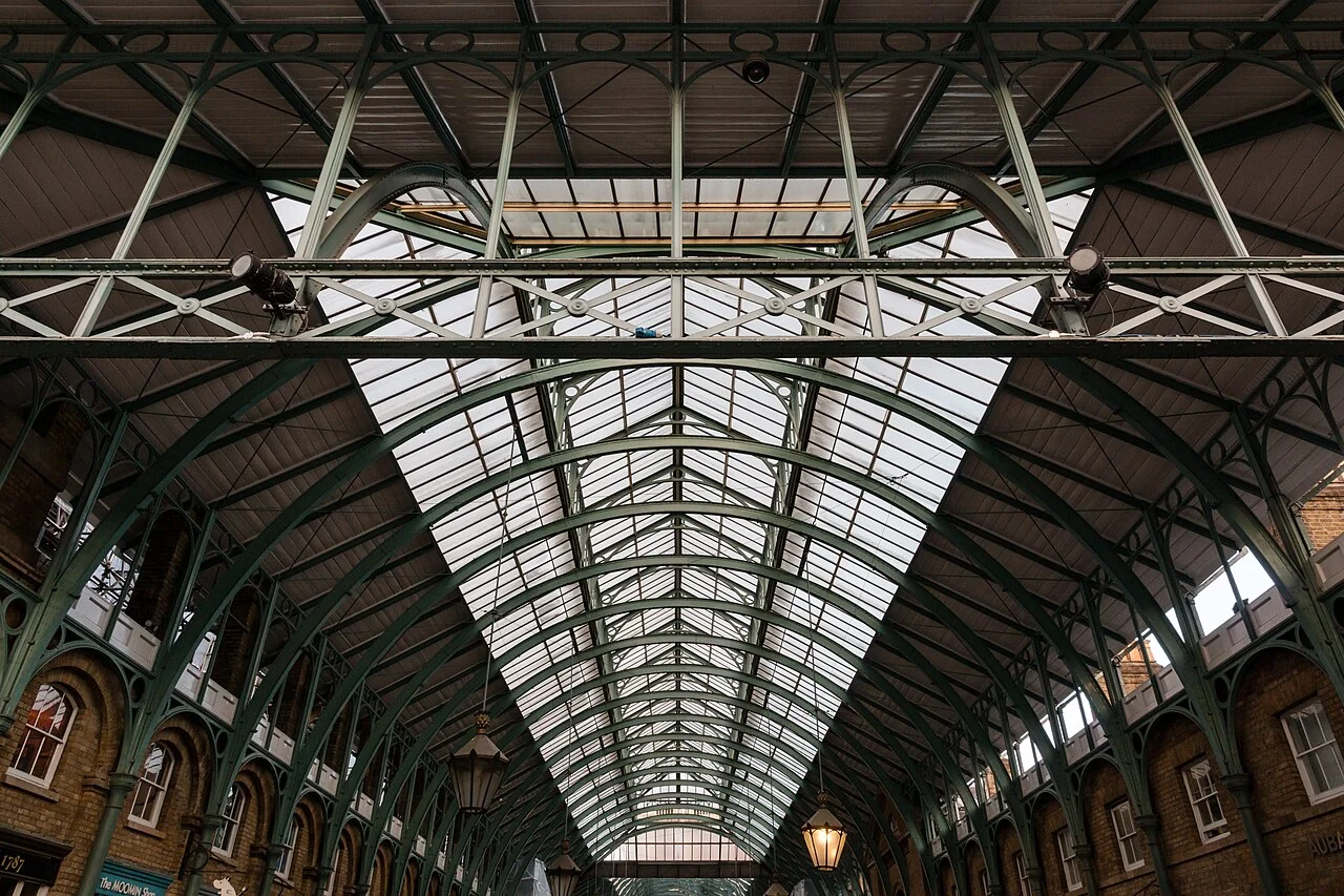 Covered market hall in Covent Garden